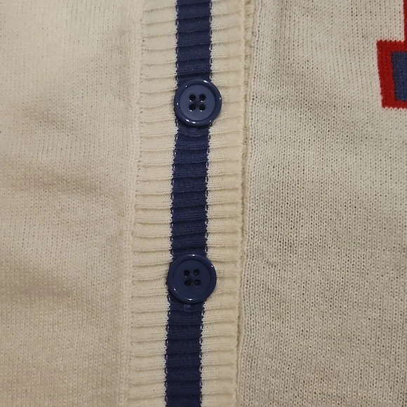 Nwt BLUEY Toddler Girl  White and Blue Cardigan - Picture 3 of 7